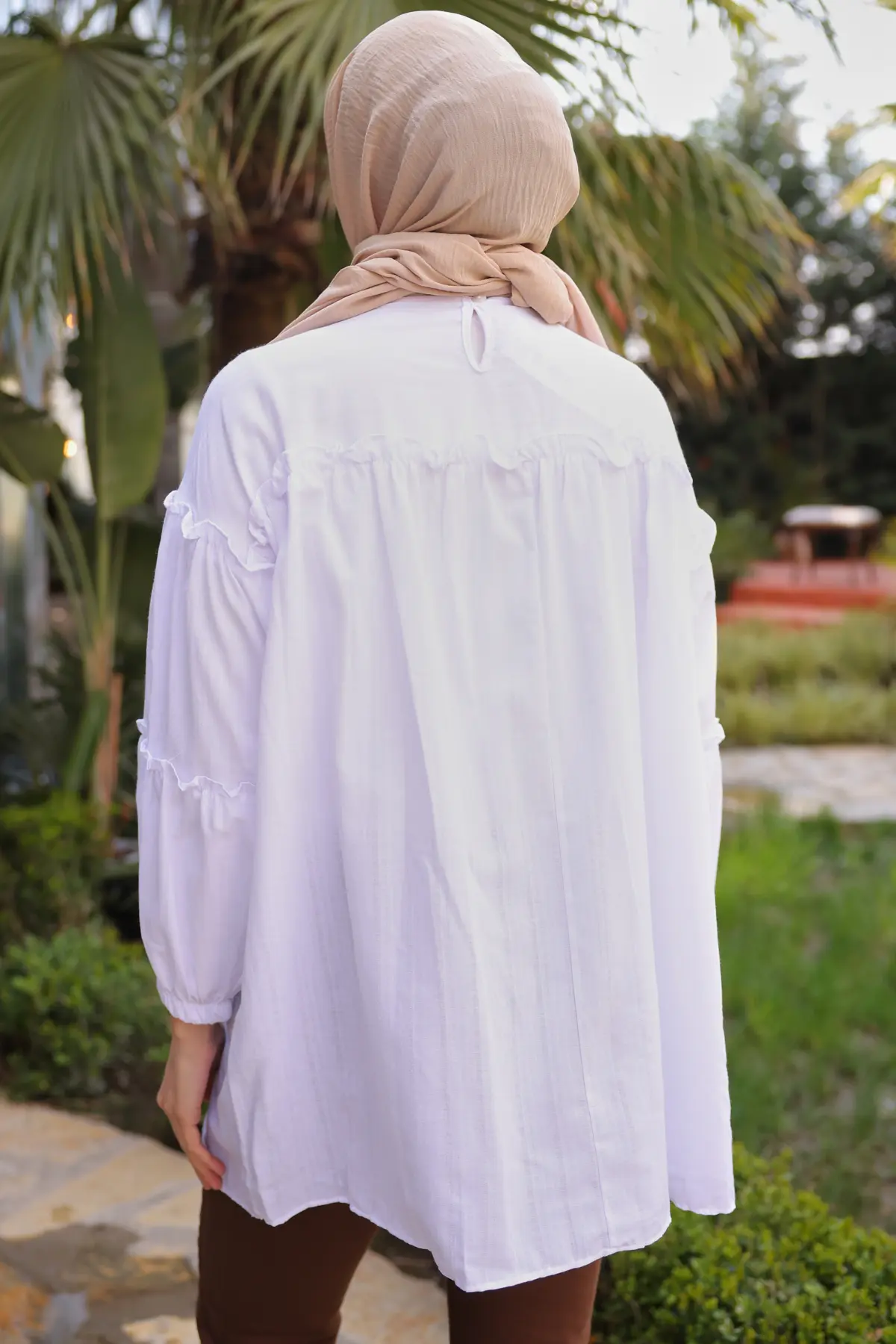 New Brooch Detailed Tunic-detail