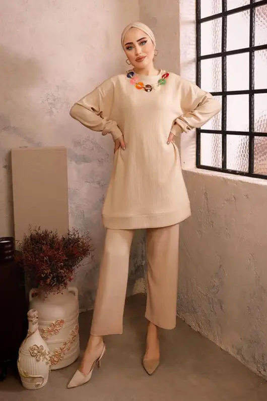 New Double Suit Trousers And Tunic-detail