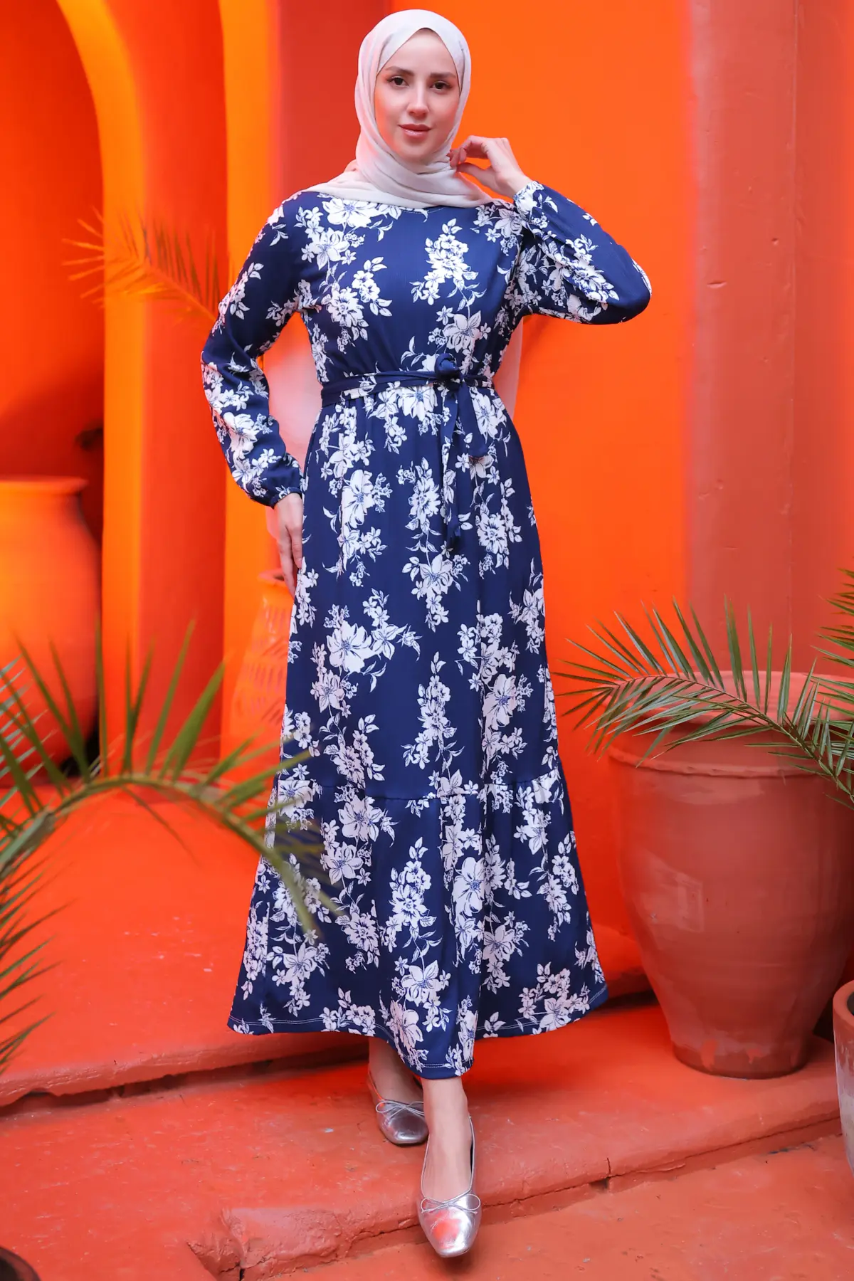 New Floral Dress-detail