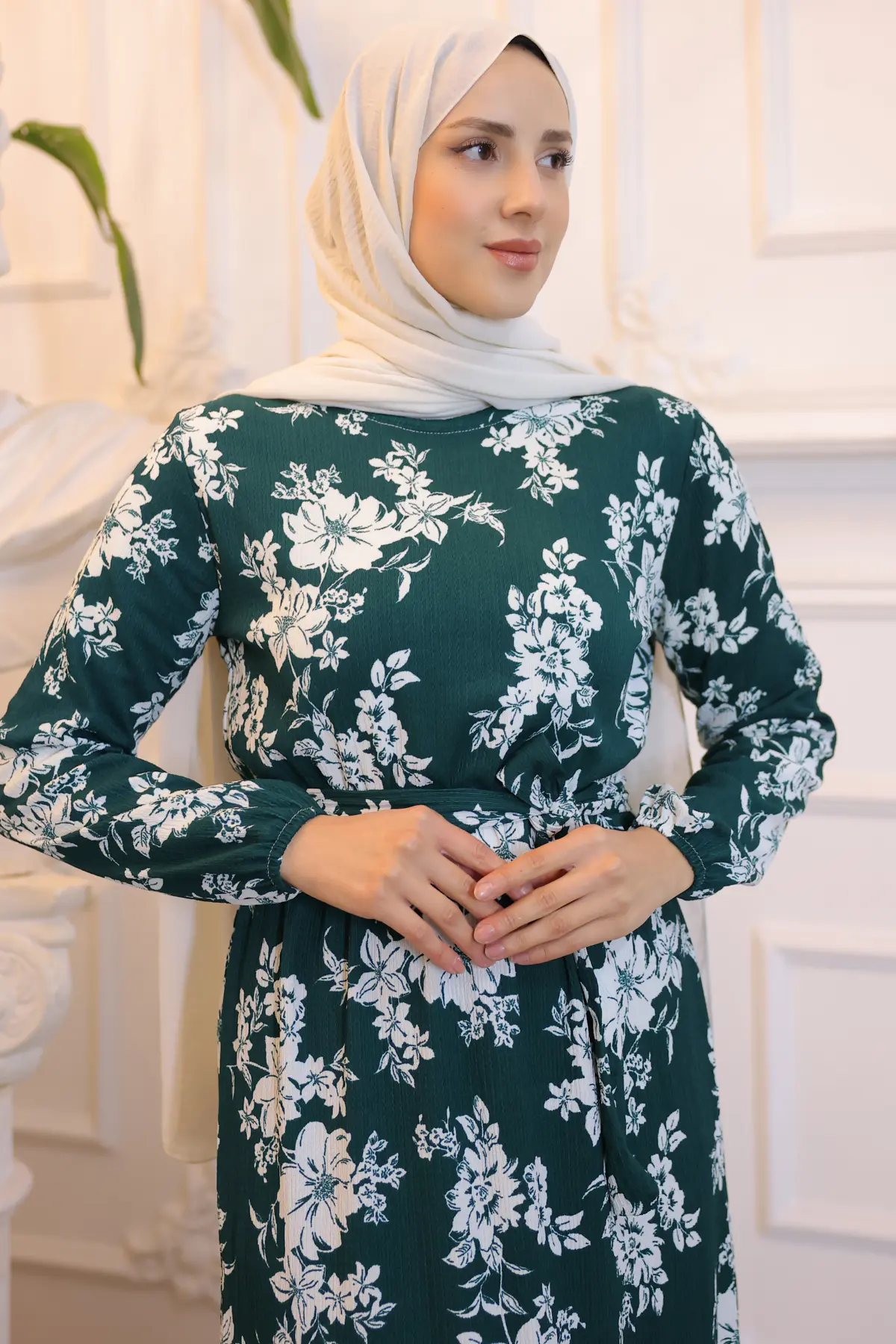 New Floral Dress-detail