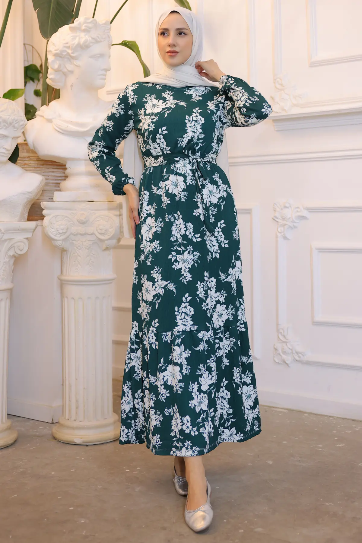 New Floral Dress-detail