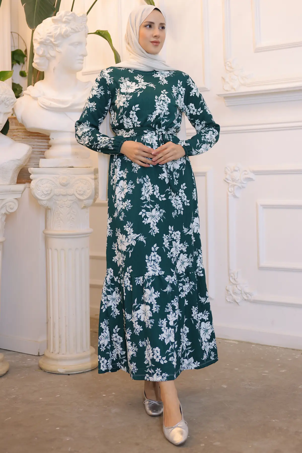 New Floral Dress-detail