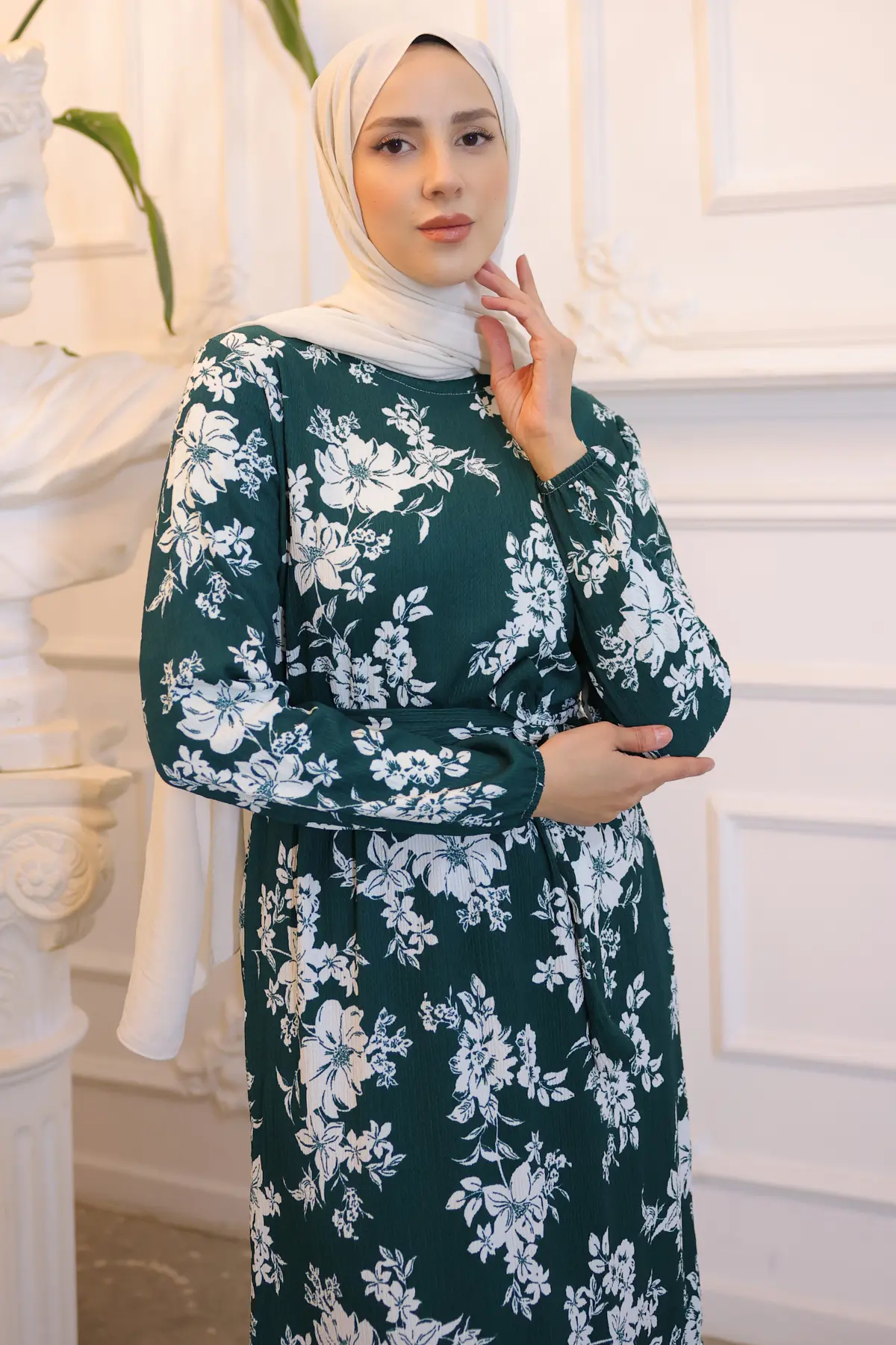 New Floral Dress-detail