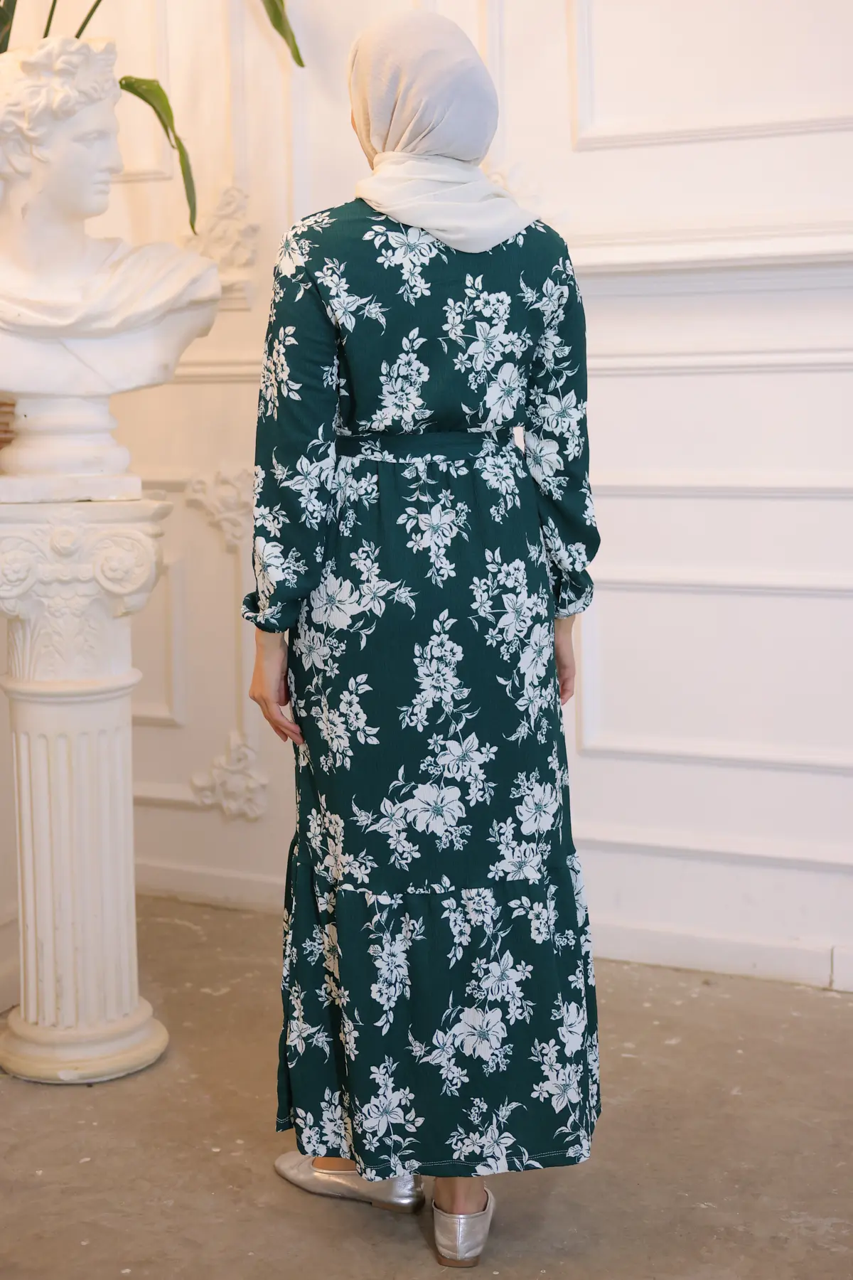 New Floral Dress-detail