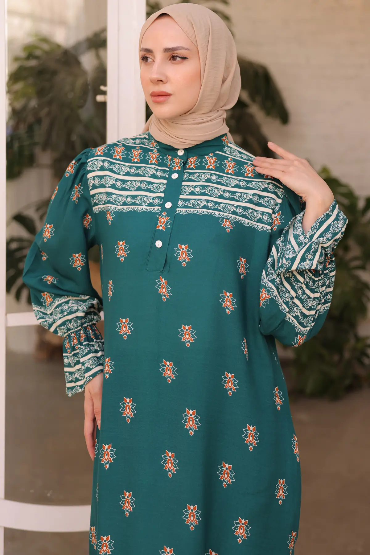 New Floral Dress-detail