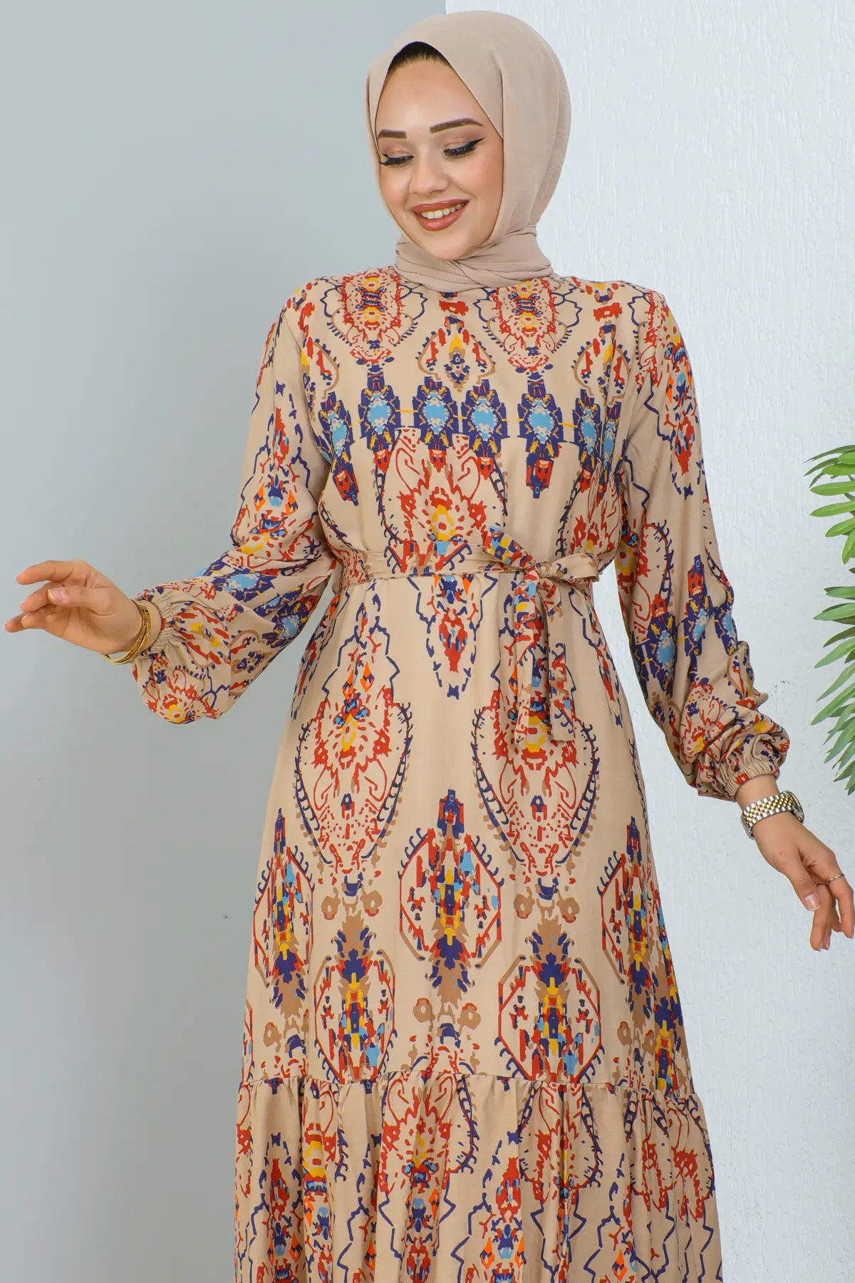 New Floral Dress-detail