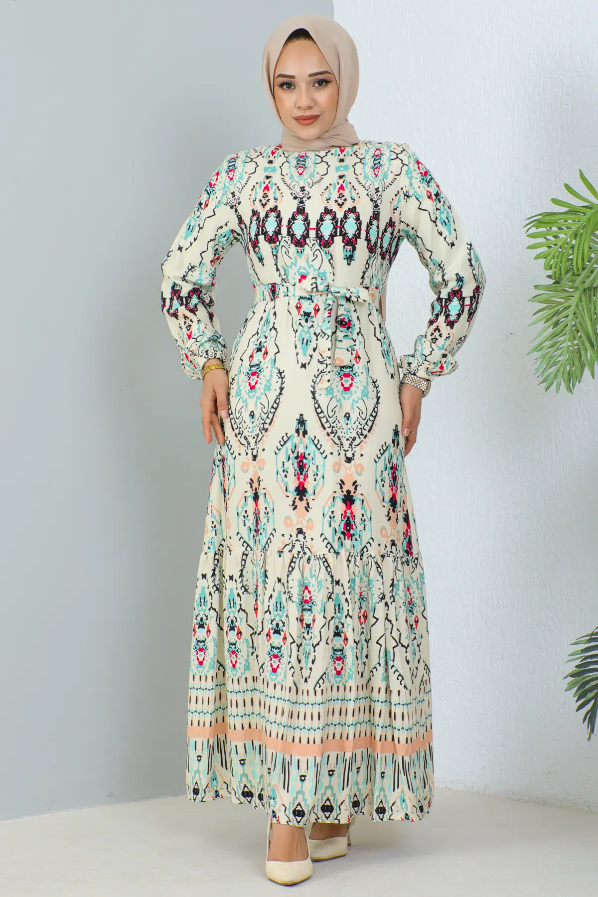 New Floral Dress-detail