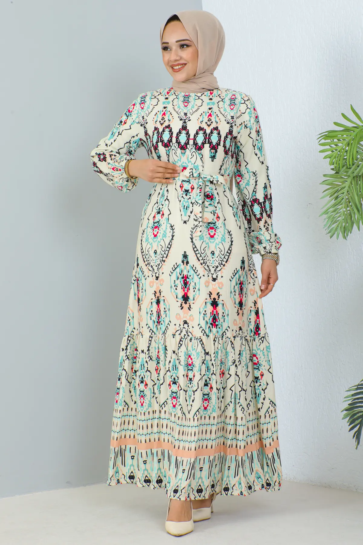 New Floral Dress-detail