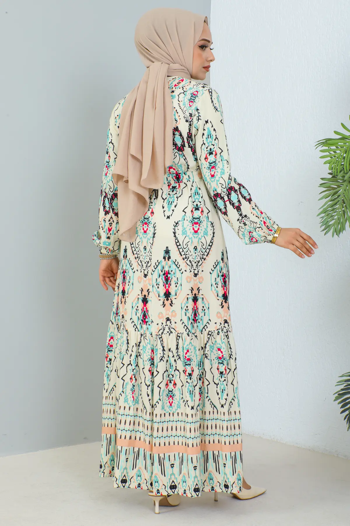 New Floral Dress-detail