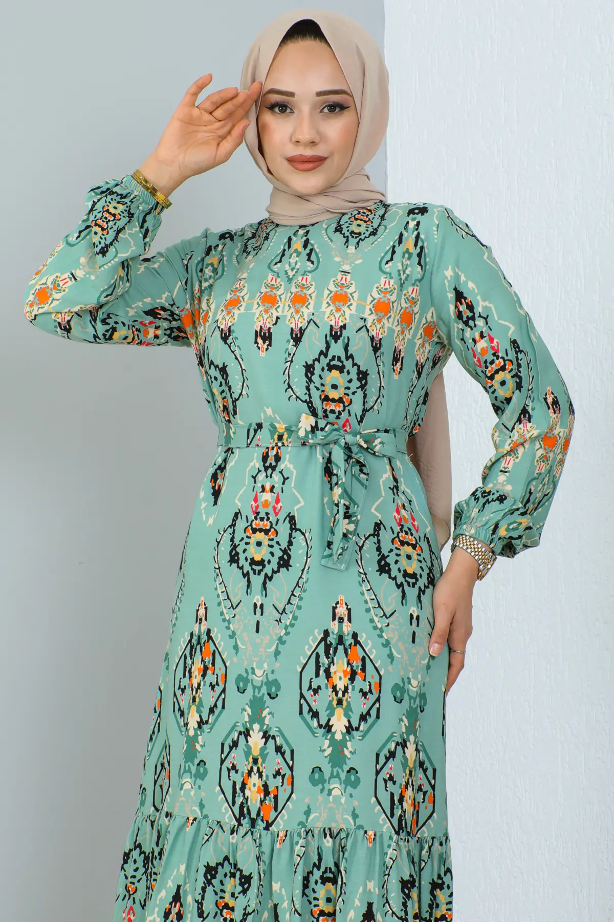 New Floral Dress-detail