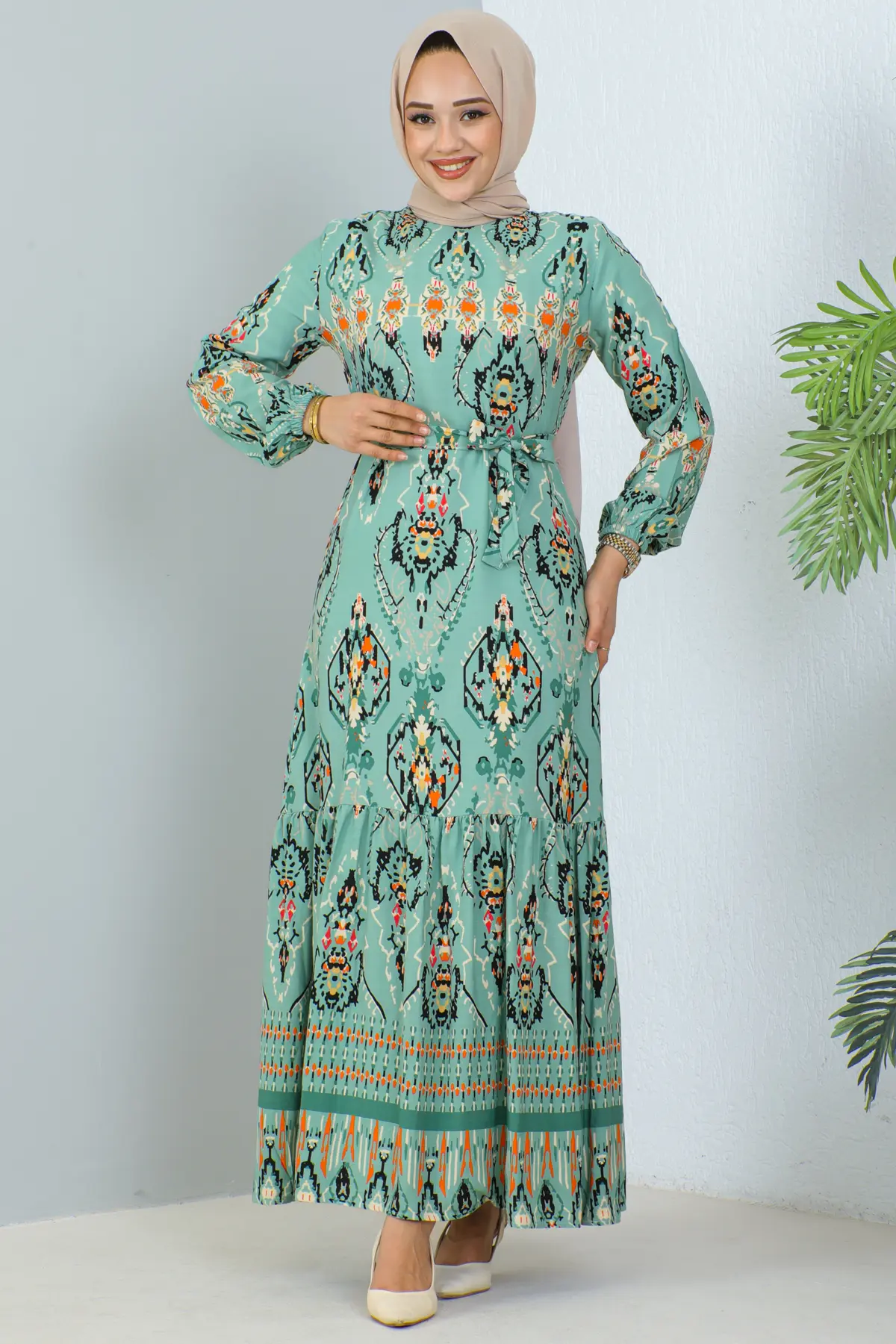 New Floral Dress-detail