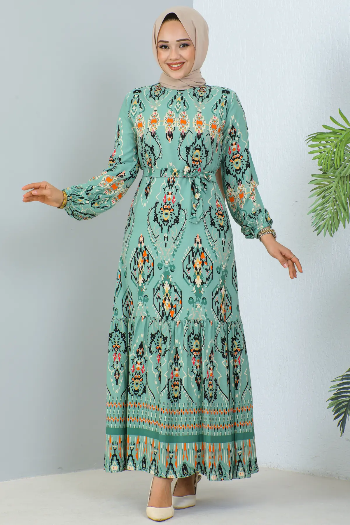 New Floral Dress-detail