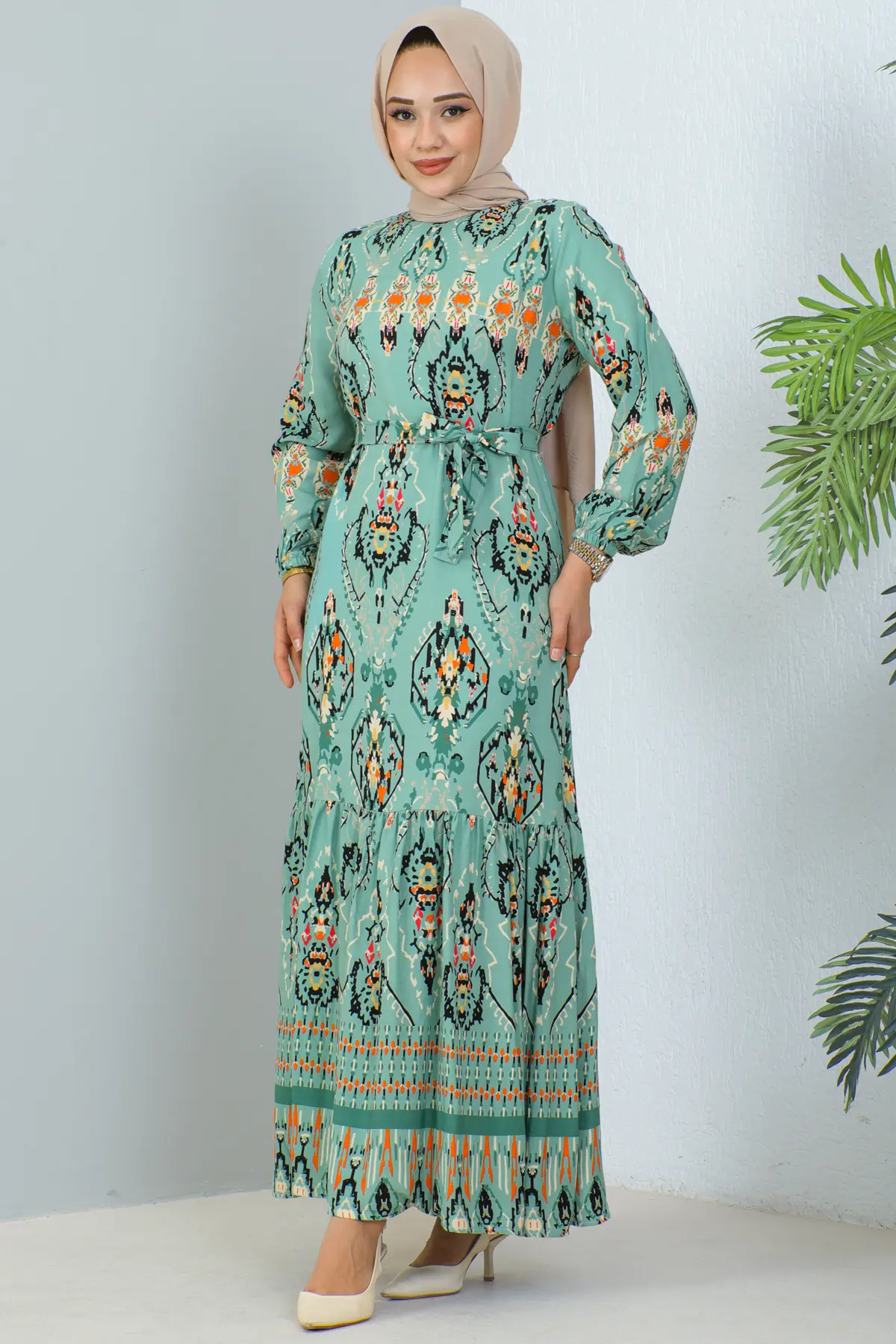 New Floral Dress-detail