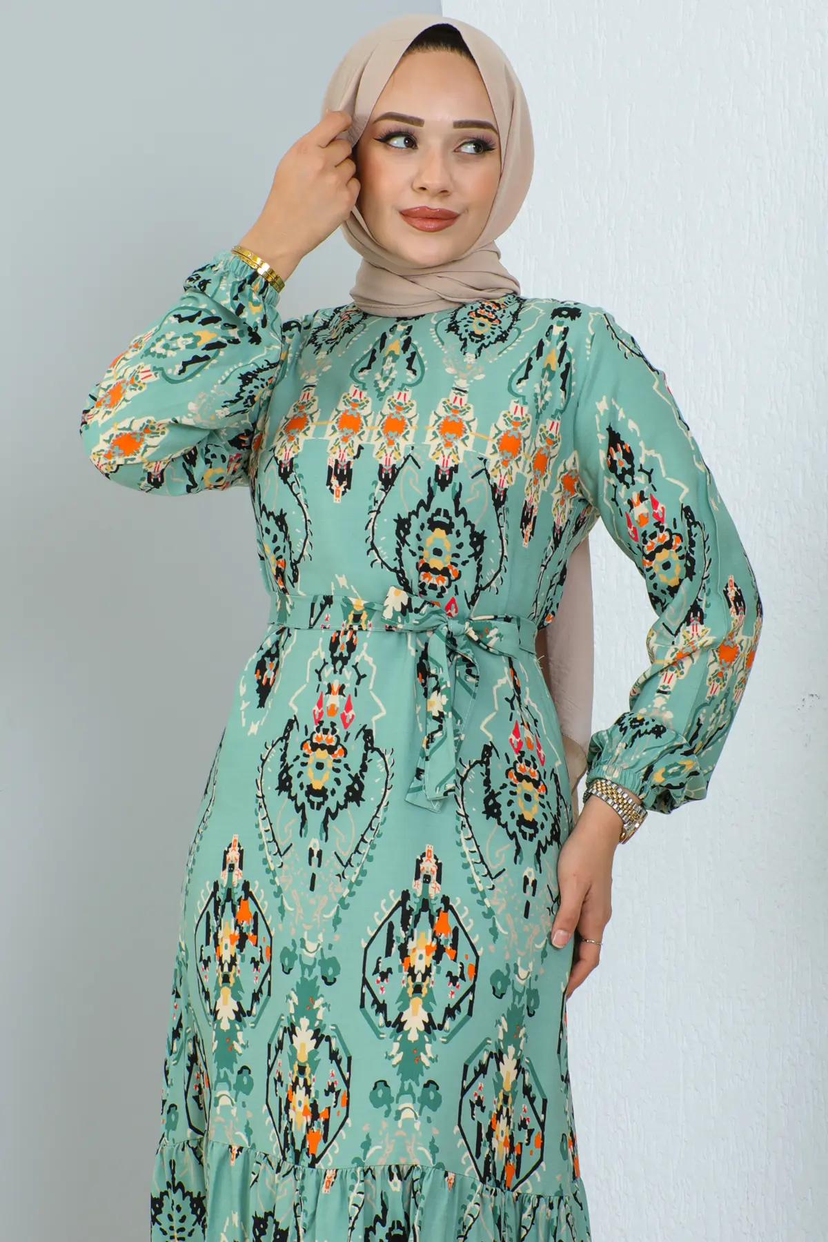 New Floral Dress-detail