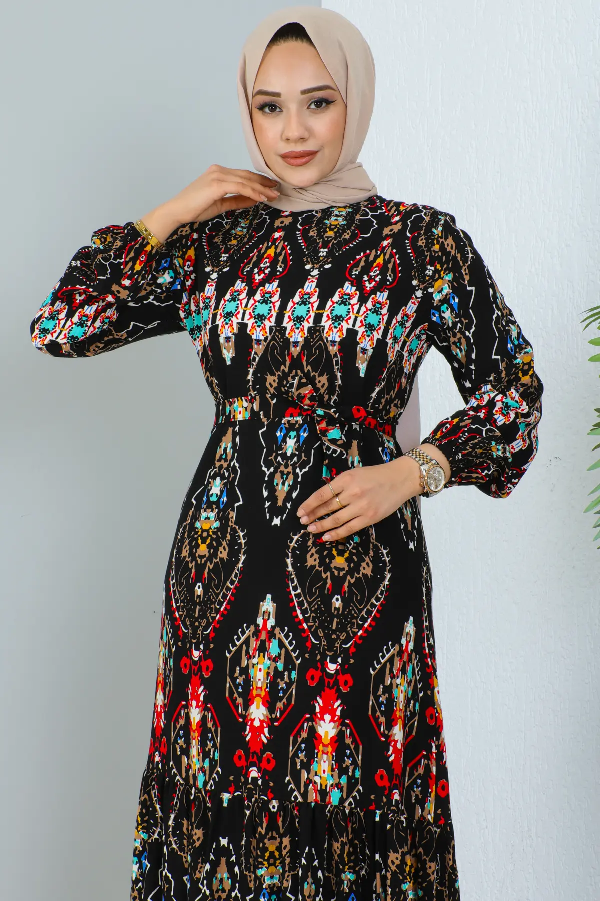 New Floral Dress-detail