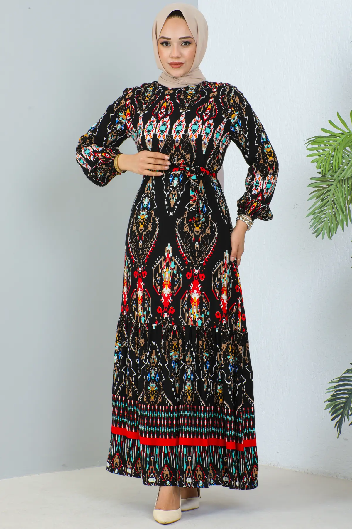 New Floral Dress-detail