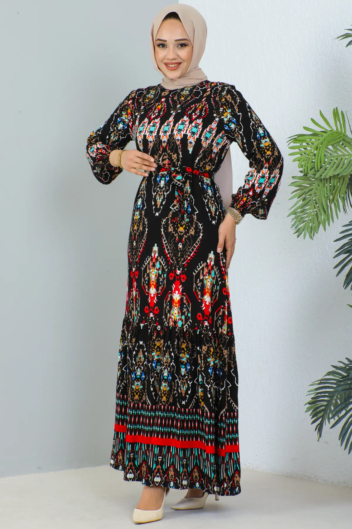 New Floral Dress-detail