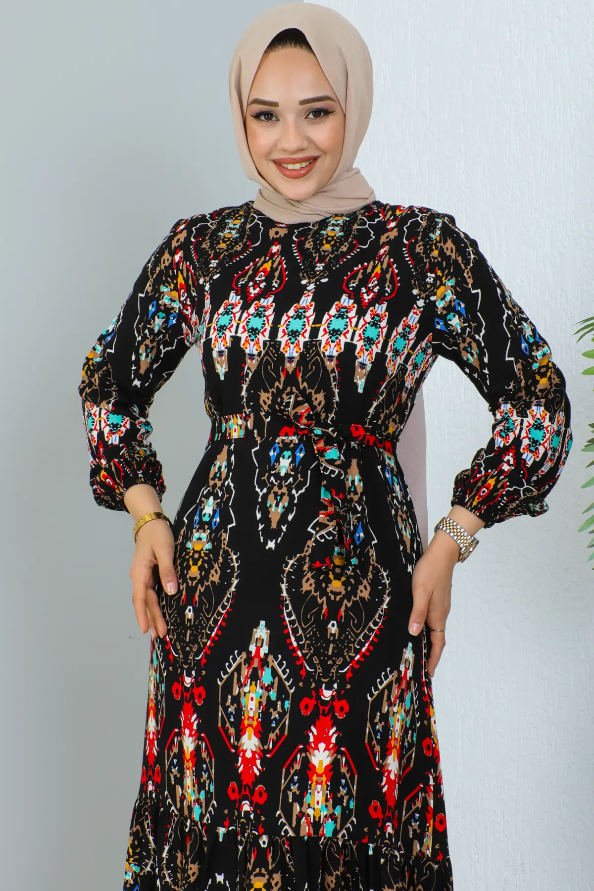 New Floral Dress-detail