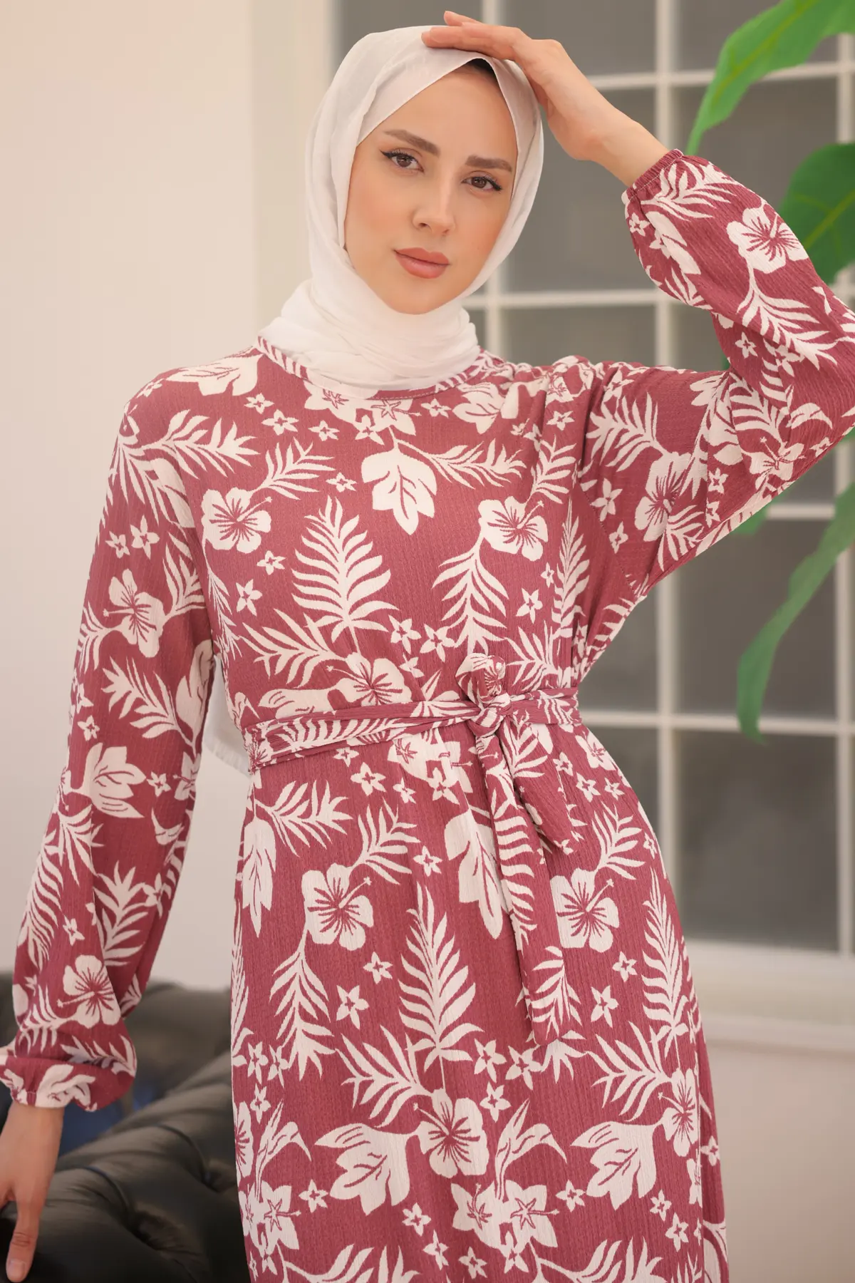 New Floral Dress-detail