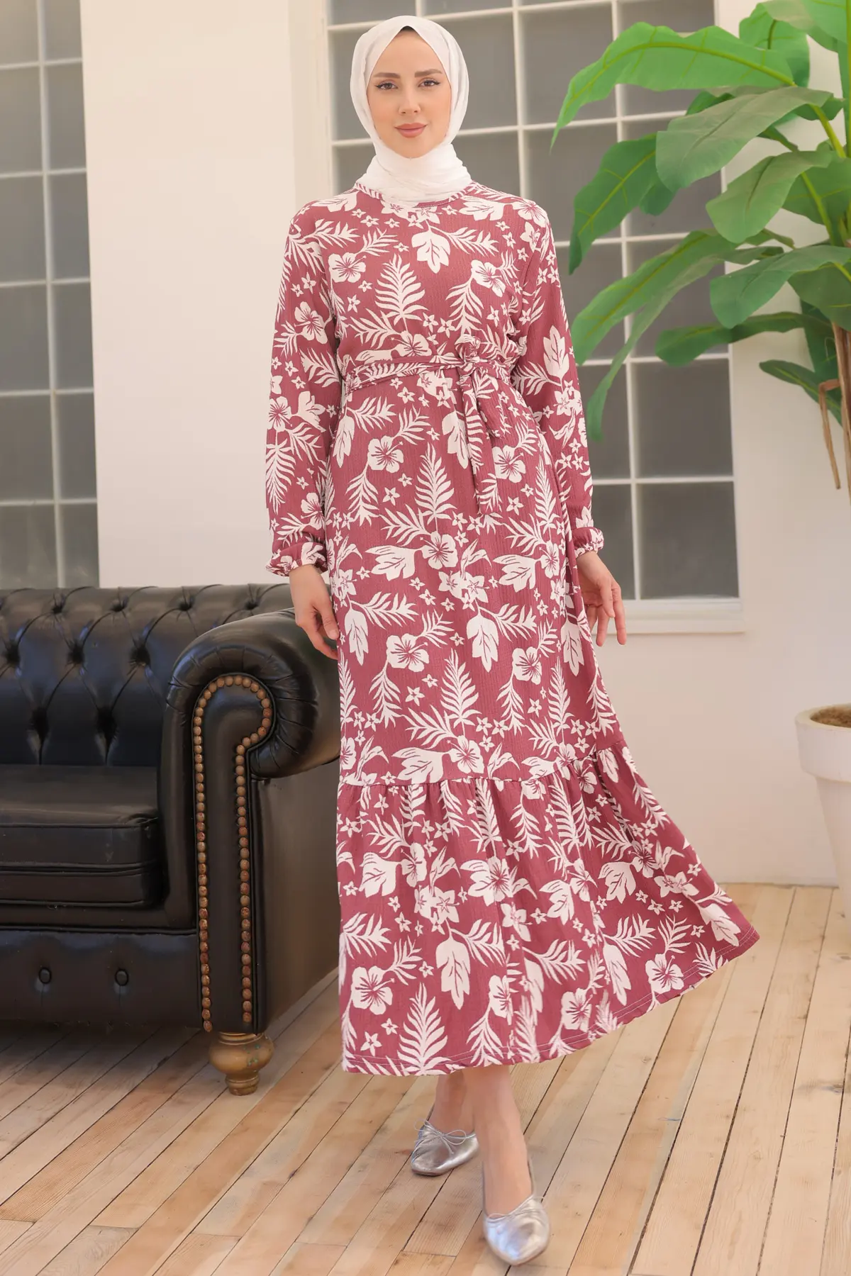 New Floral Dress-detail