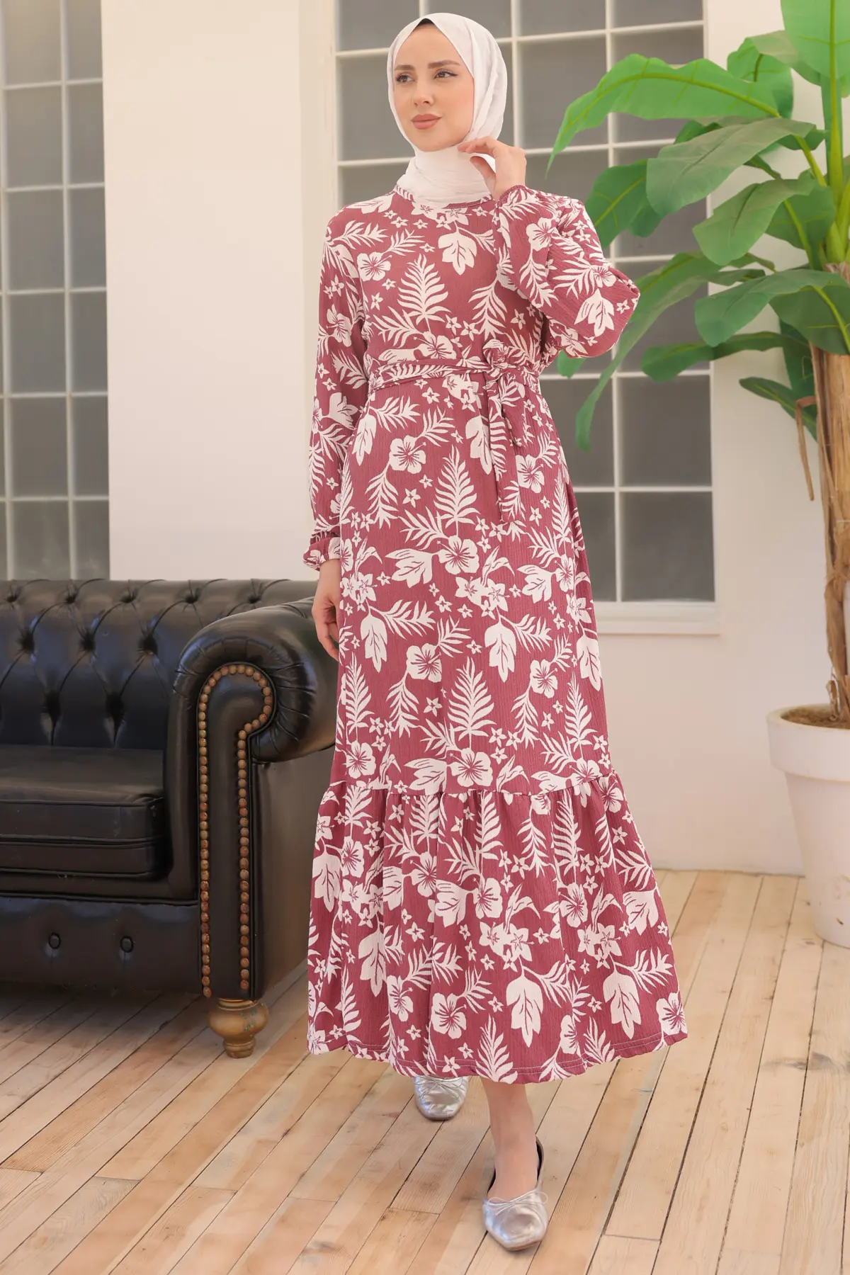 New Floral Dress-detail