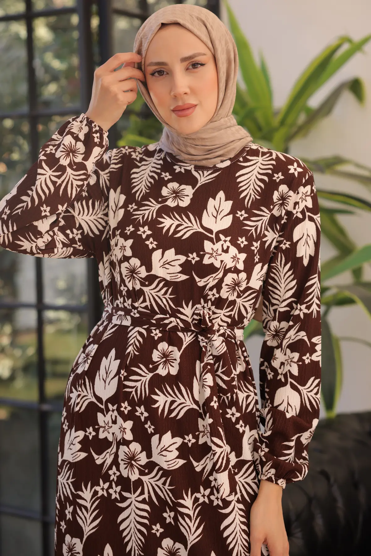 New Floral Dress-detail