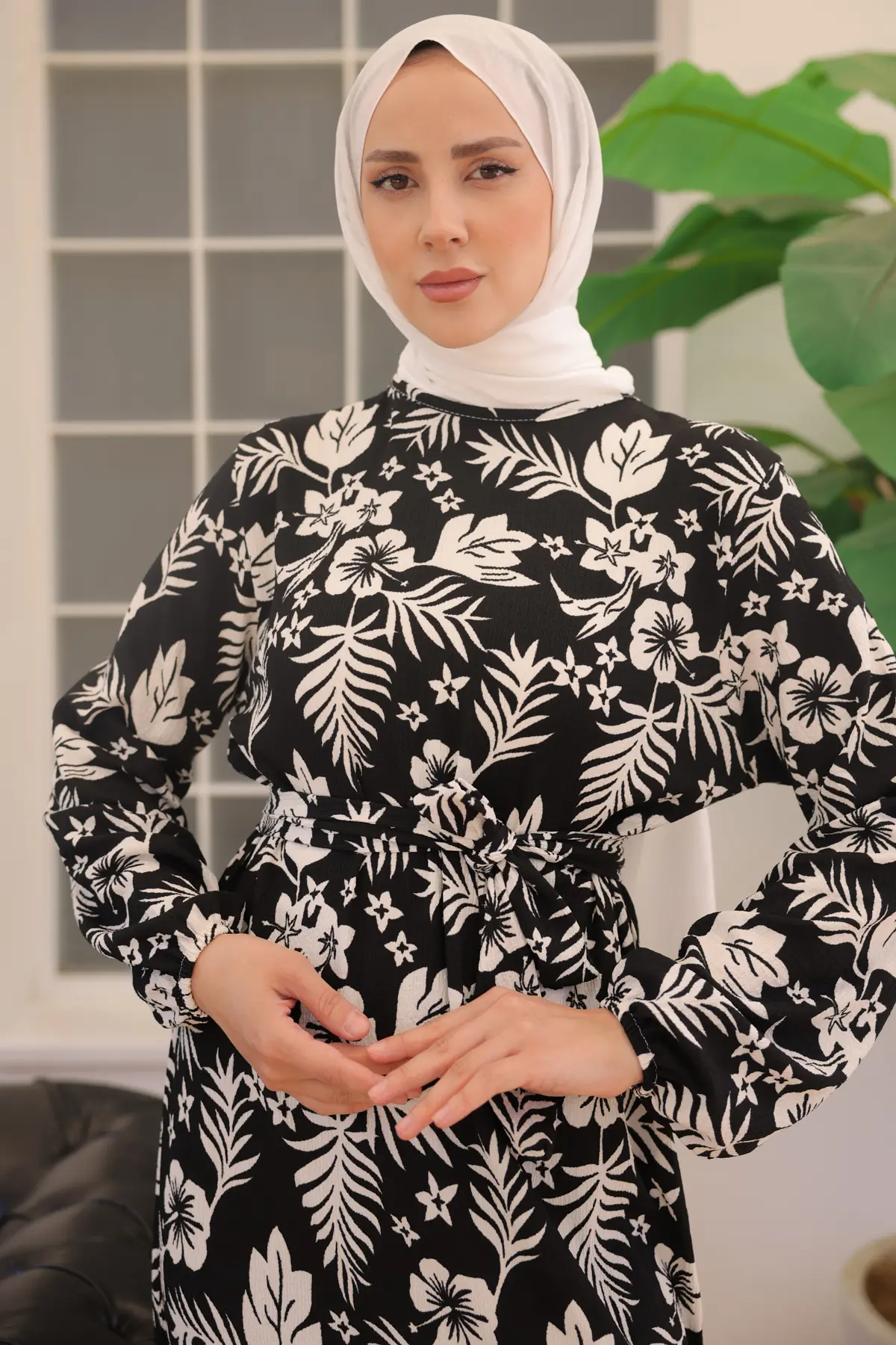 New Floral Dress-detail