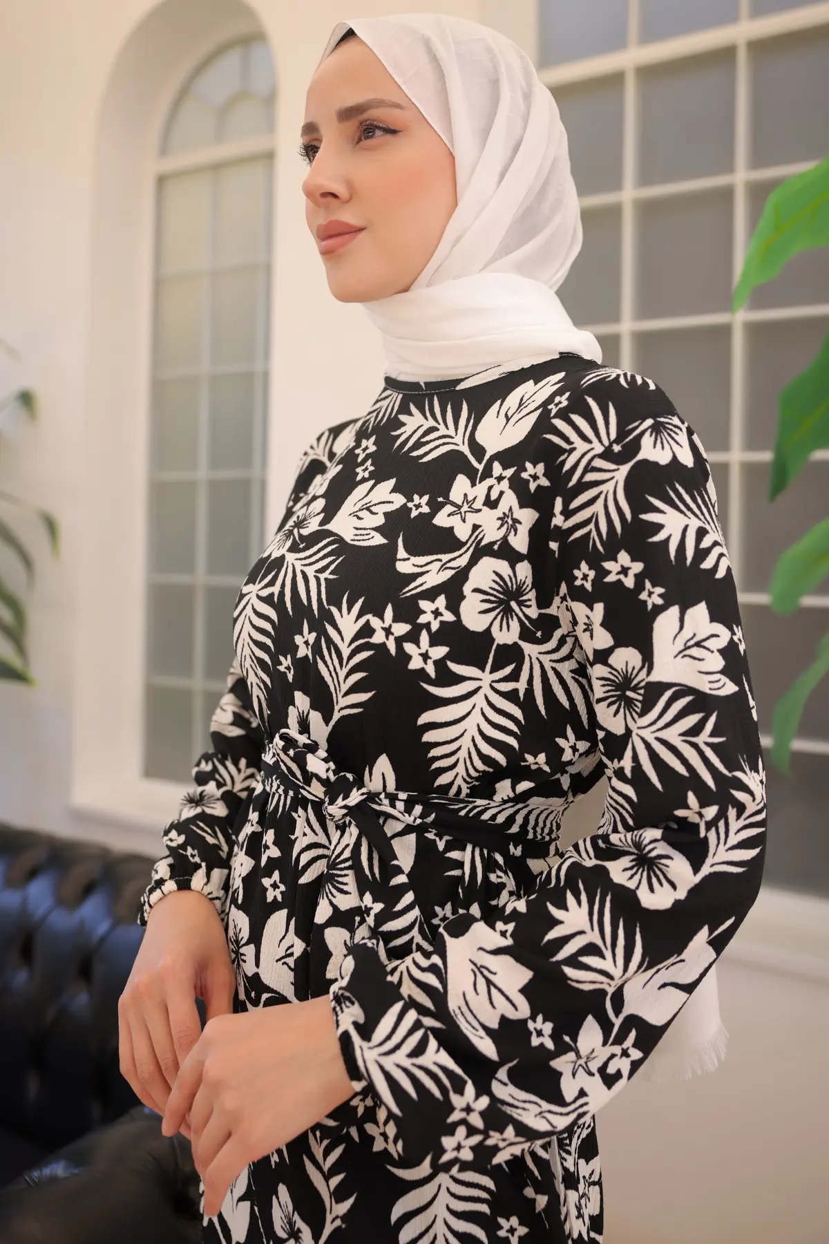 New Floral Dress-detail