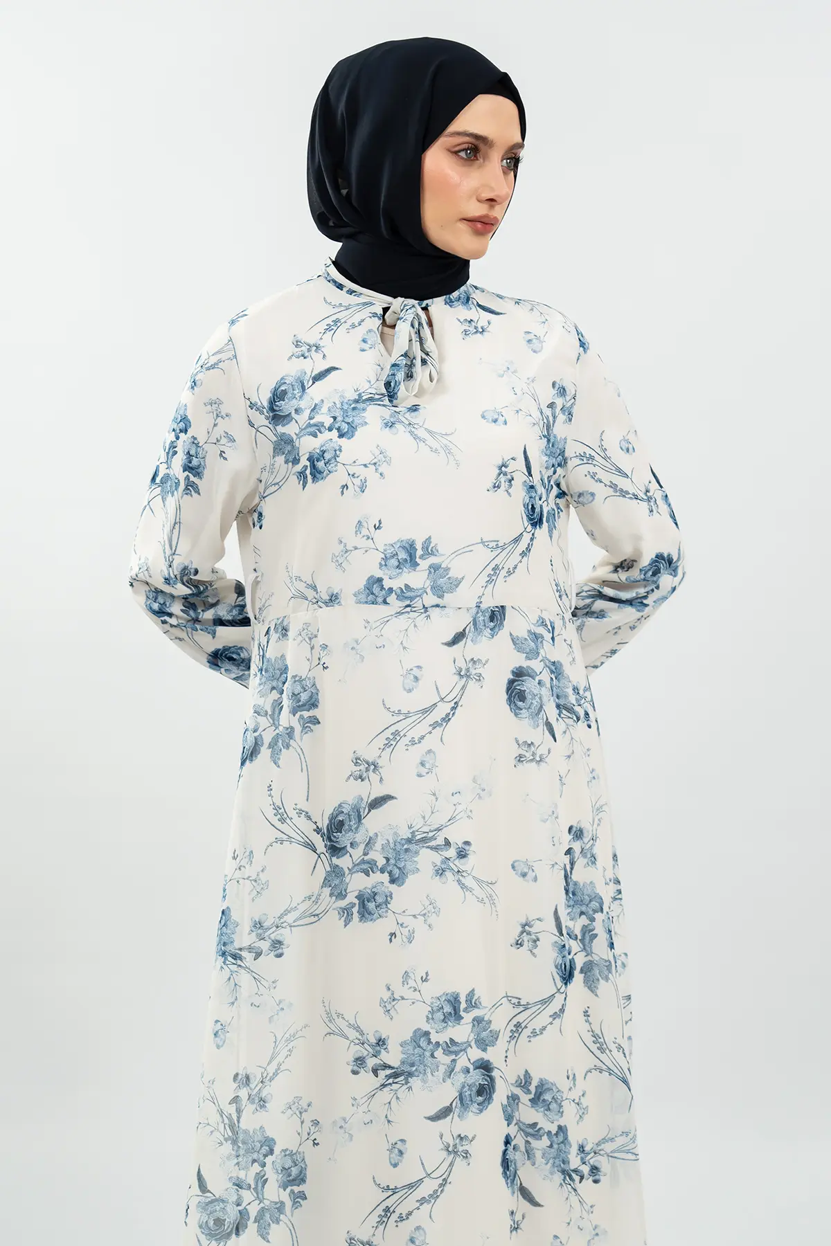 New Floral Dress-detail