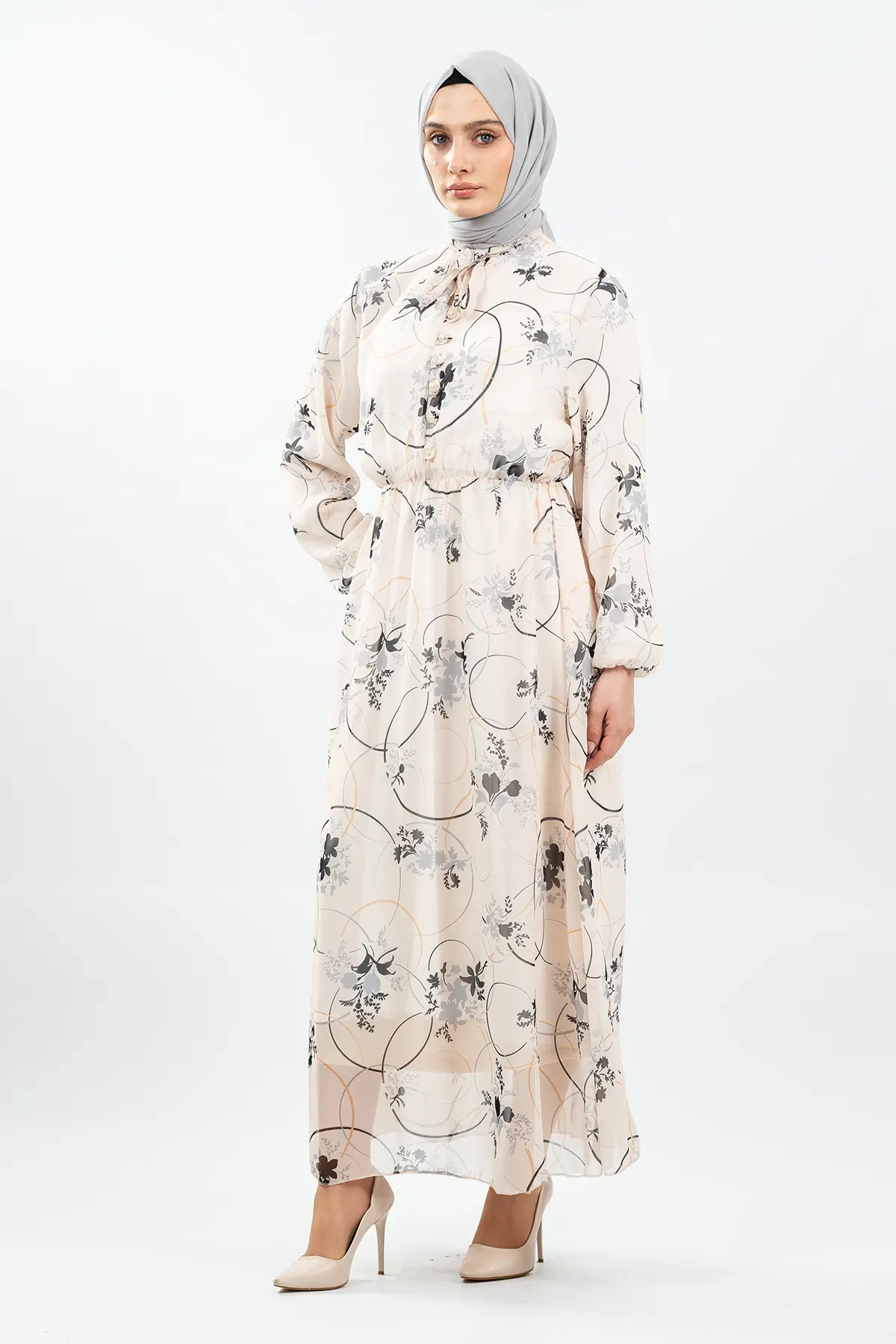 New Floral Dress-detail