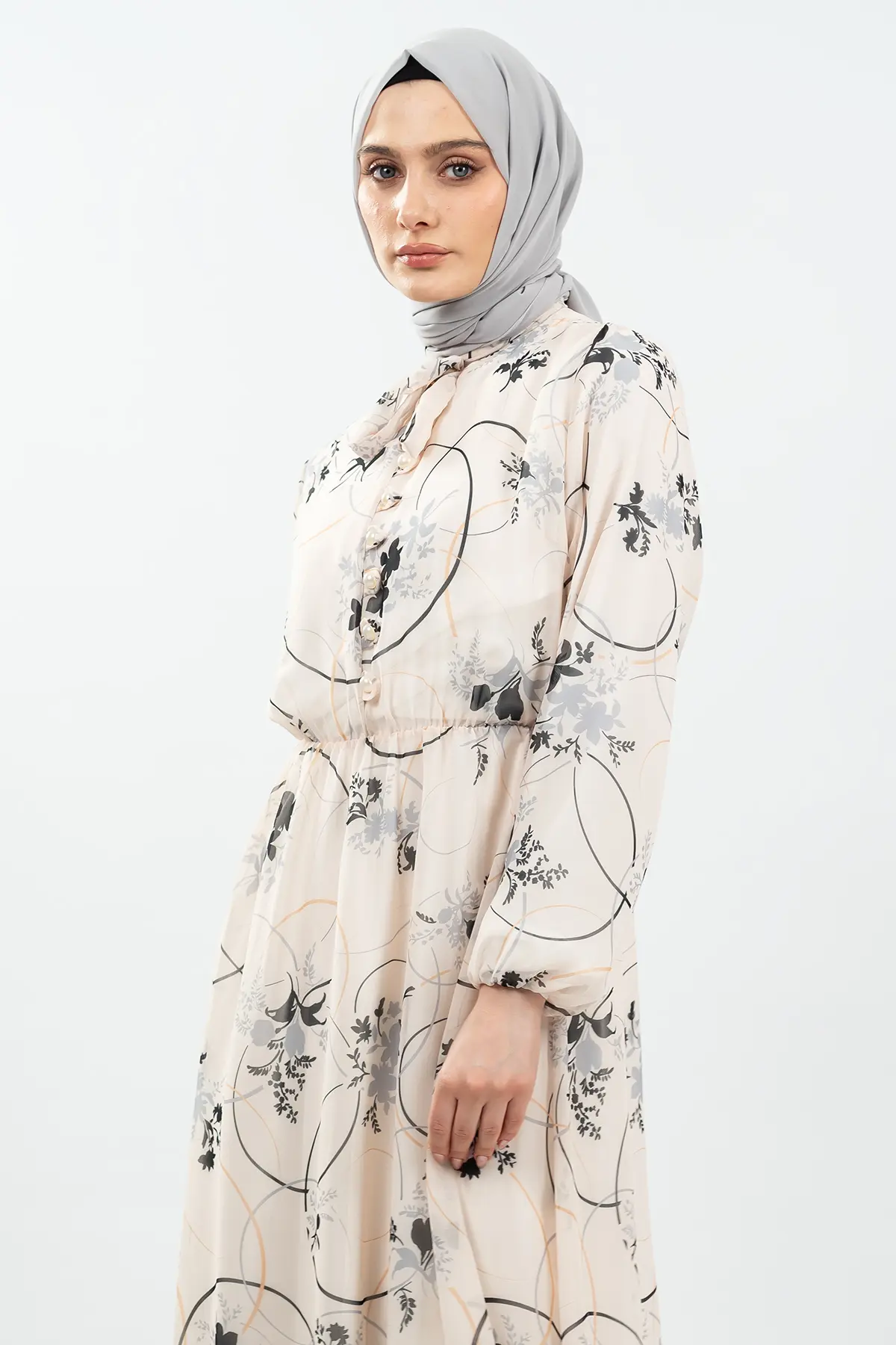 New Floral Dress-detail