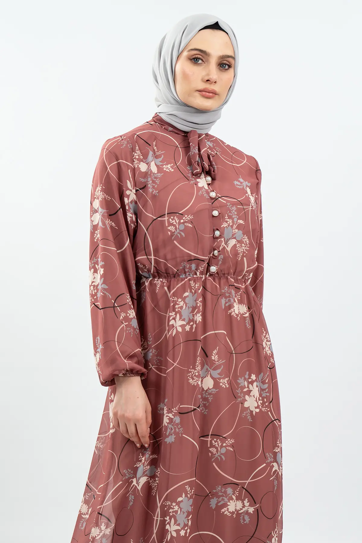 New Floral Dress-detail