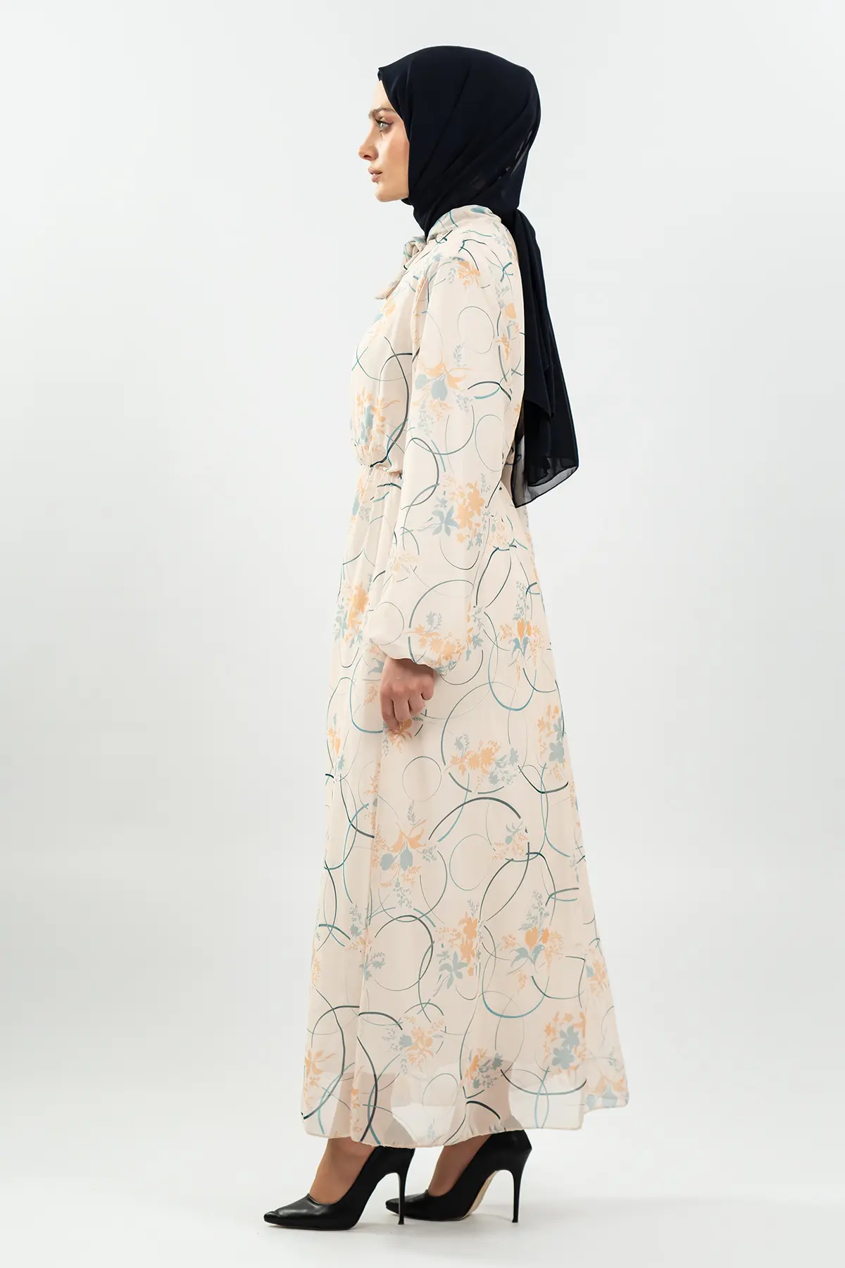 New Floral Dress-detail