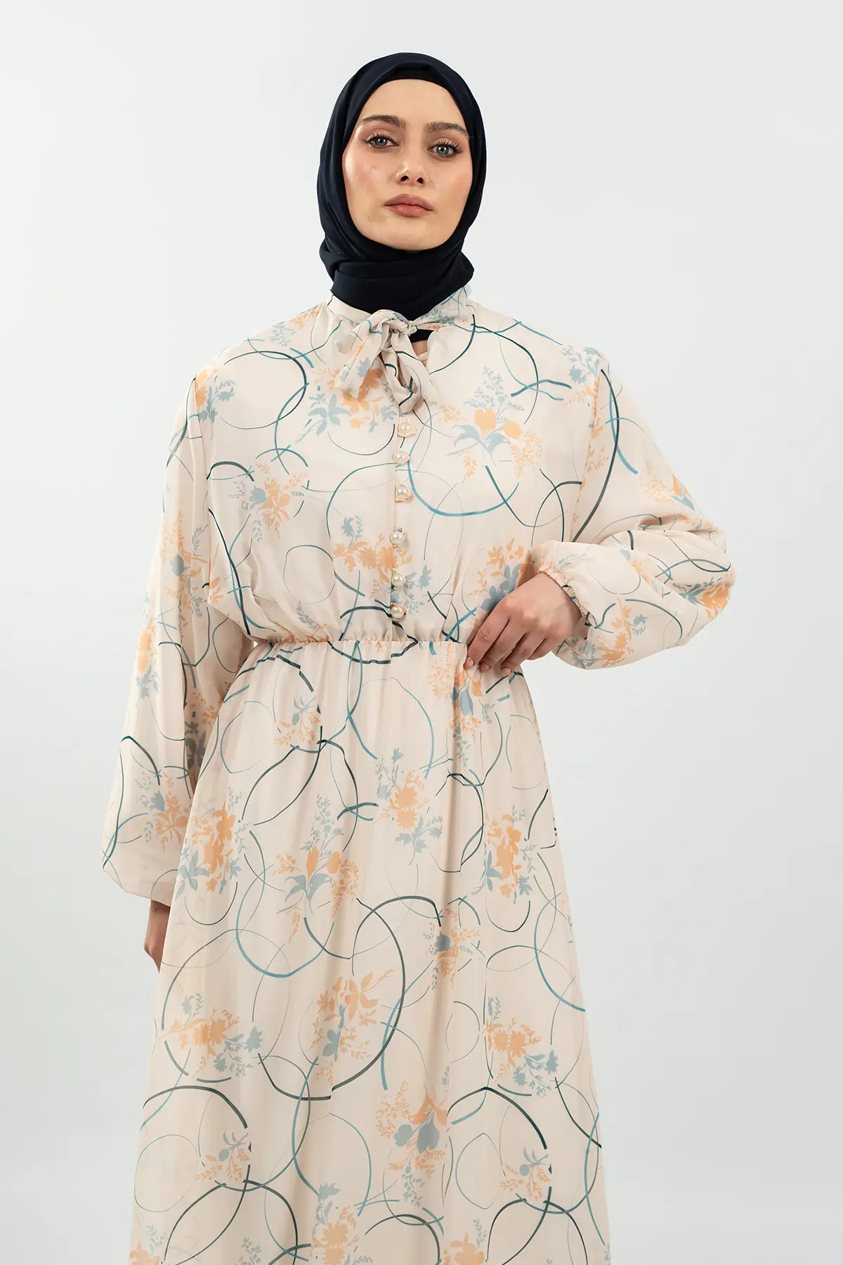 New Floral Dress-detail