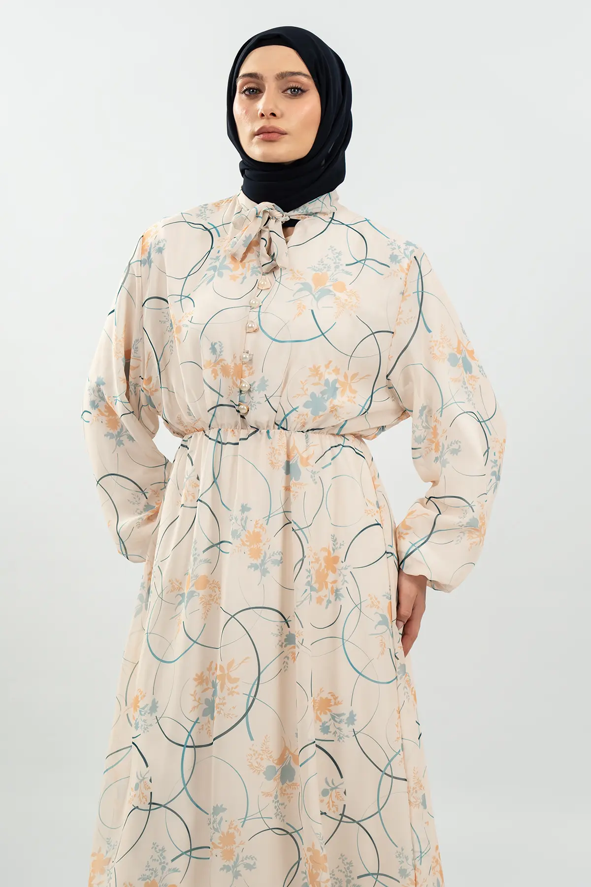 New Floral Dress-detail