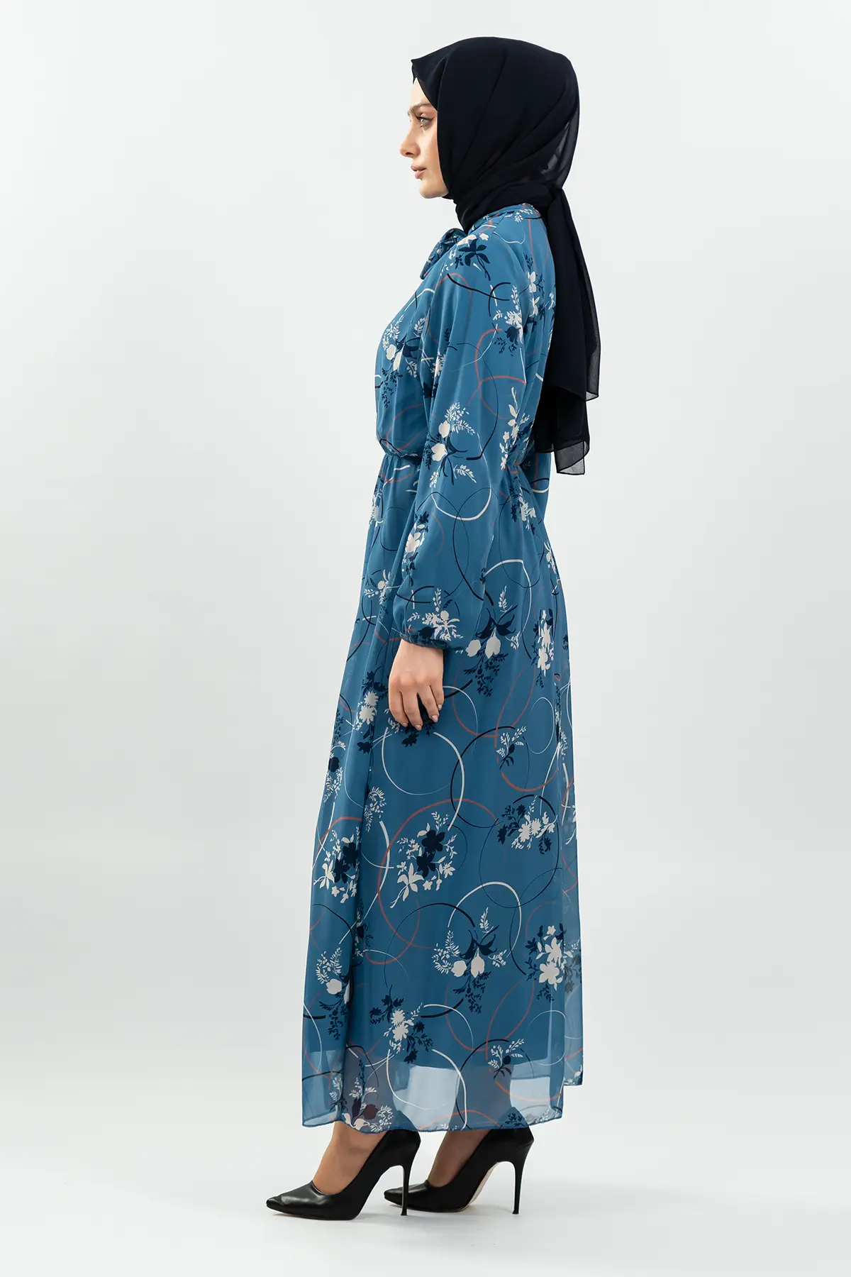 New Floral Dress-detail