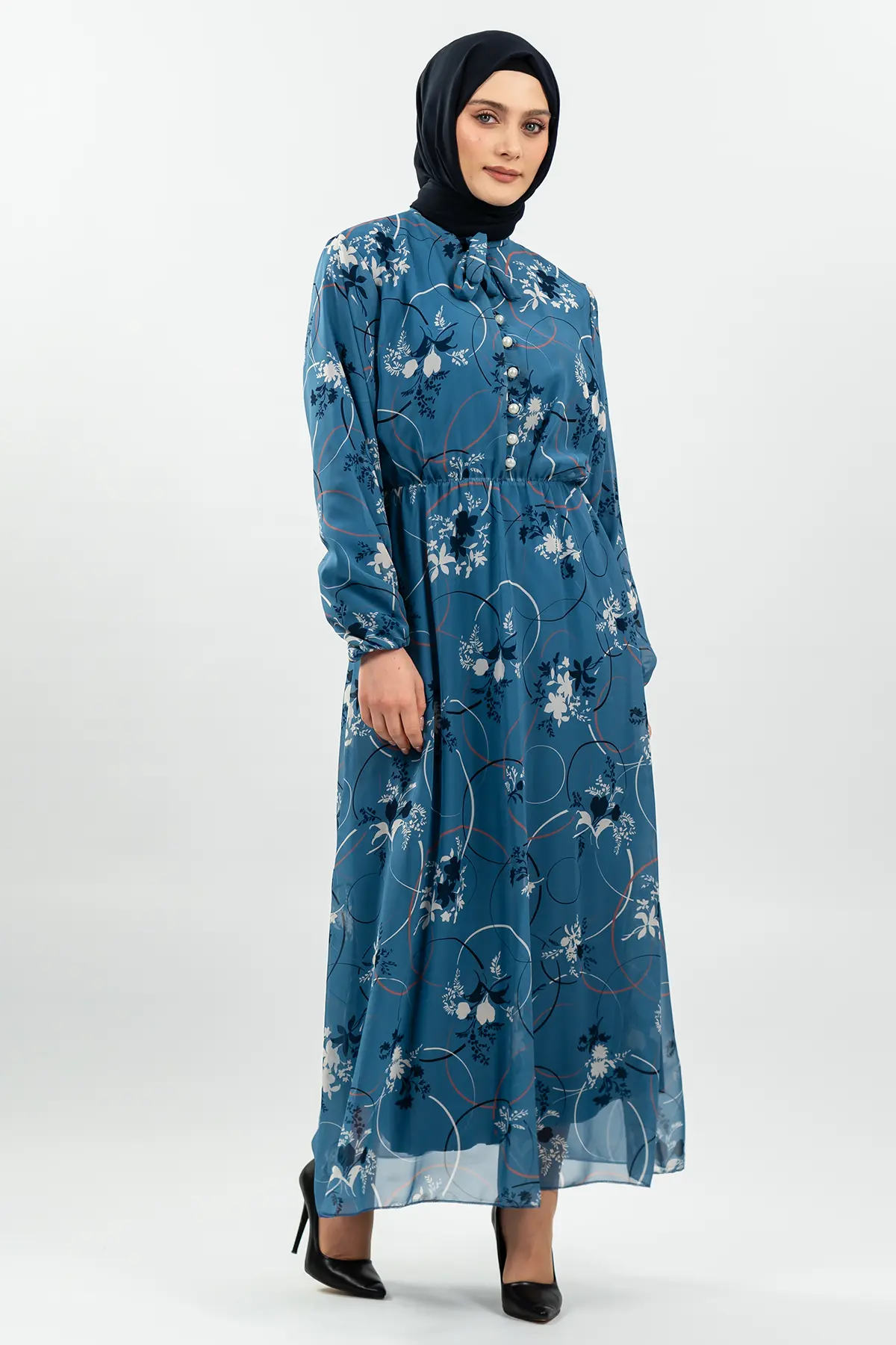 New Floral Dress-detail