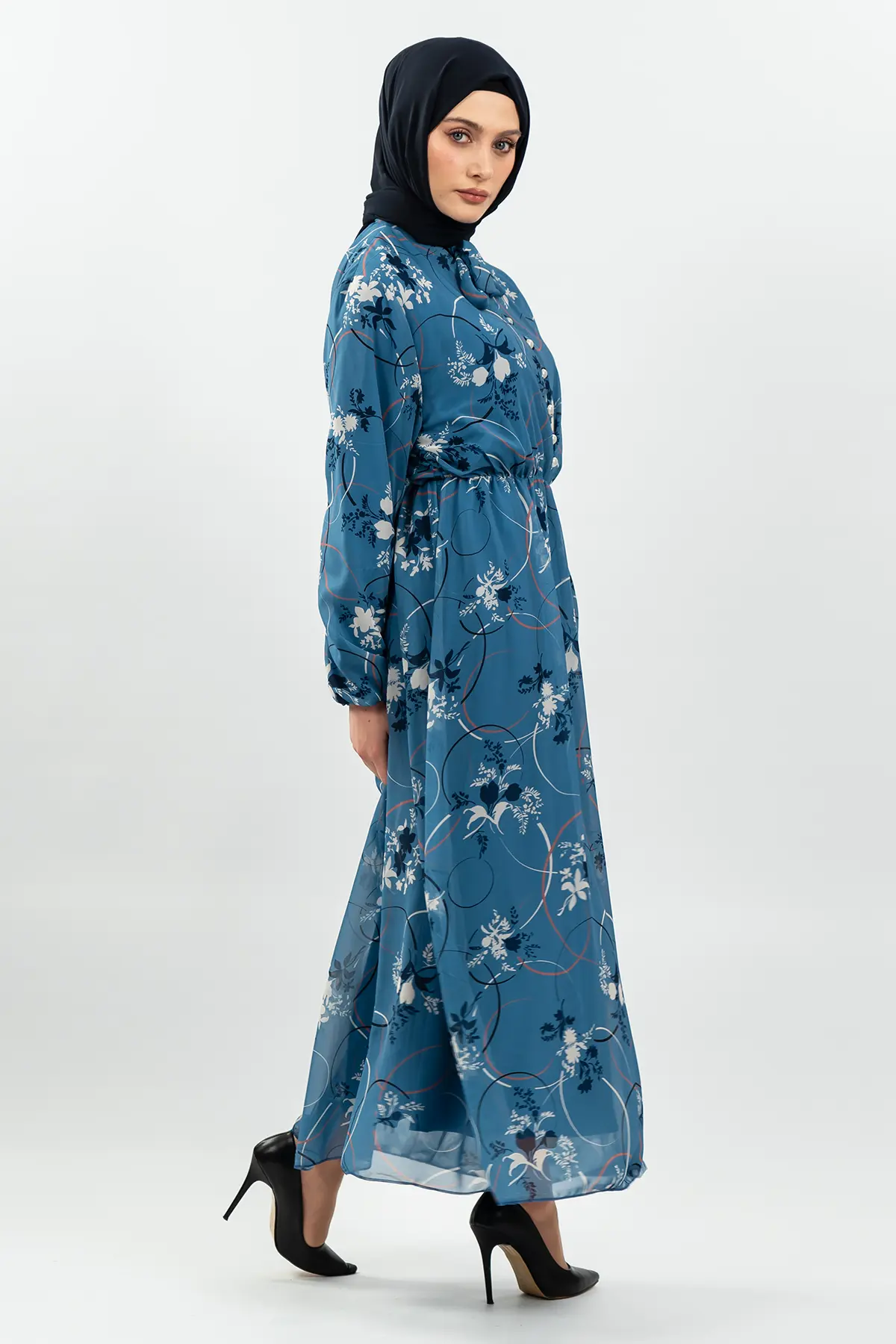 New Floral Dress-detail