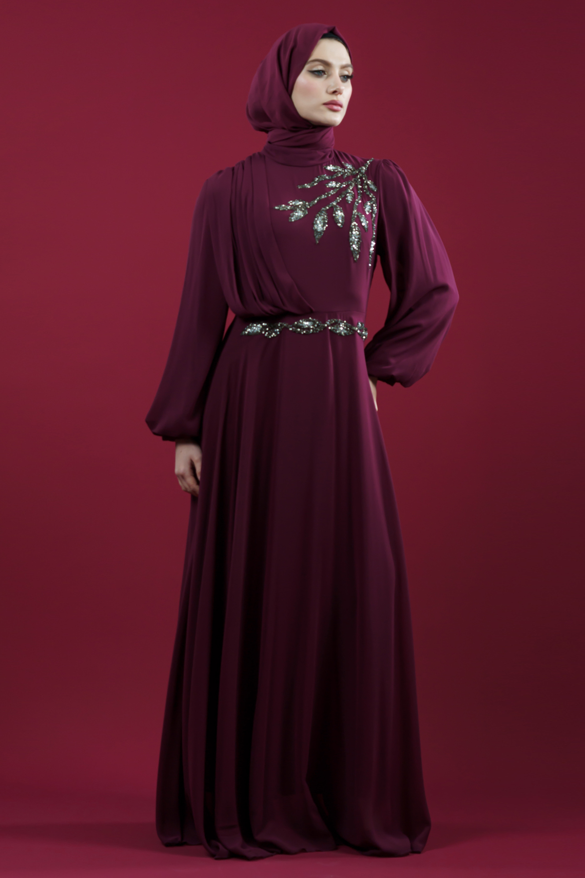 New Fushia Evening Dress