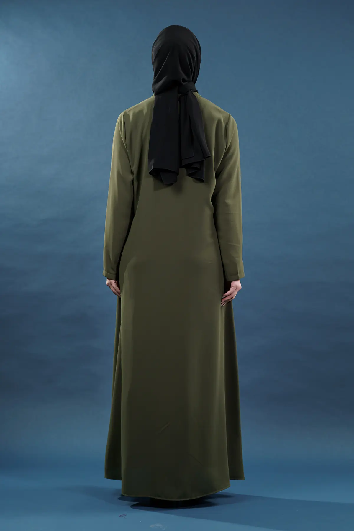 New Khaki Abaya-detail