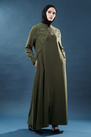 New Khaki Abaya