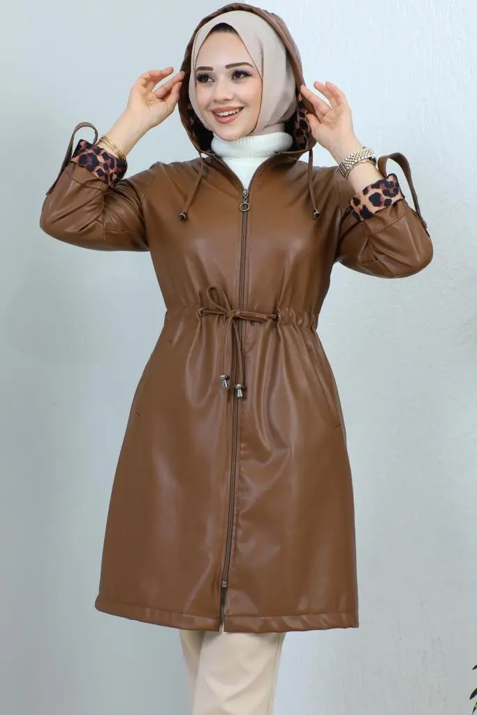 New Leather Coat-detail