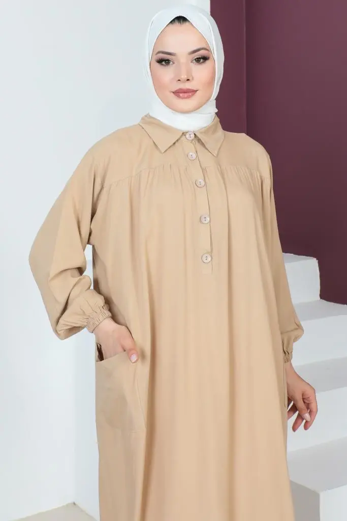 New Long Modest Tunic-detail