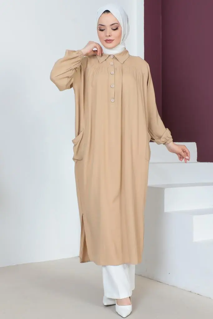 New Long Modest Tunic-detail