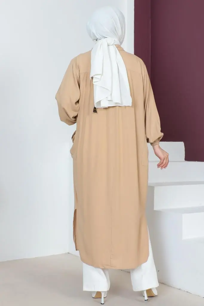 New Long Modest Tunic-detail