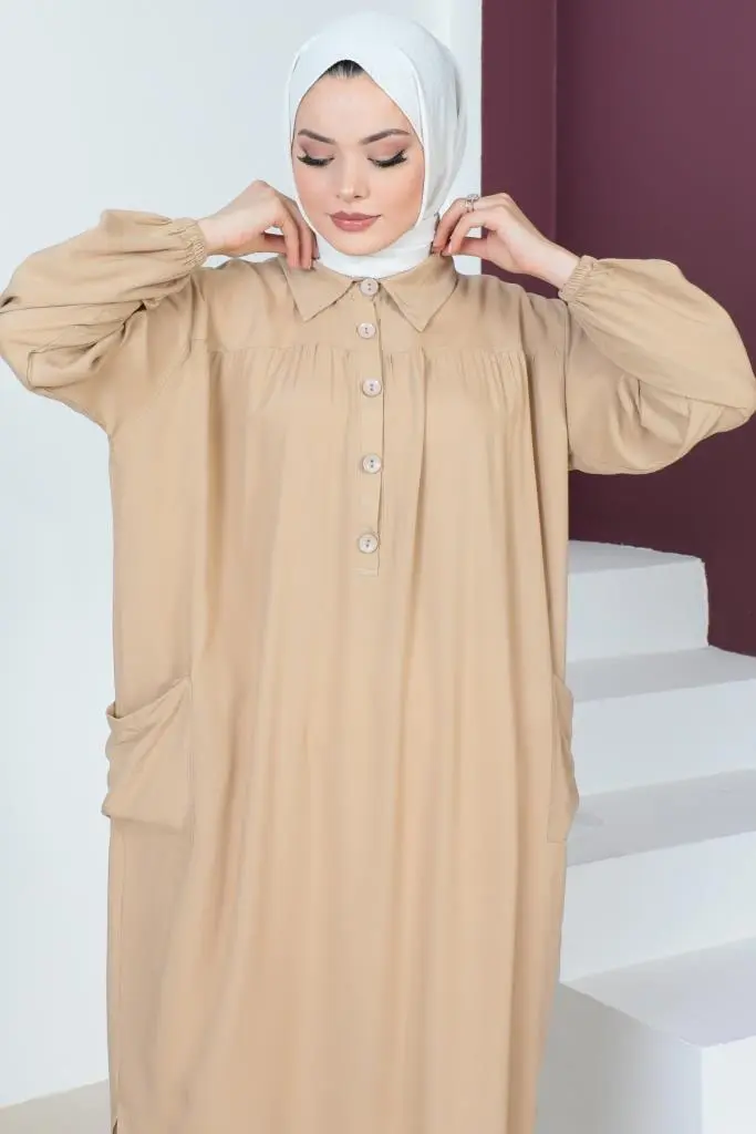 New Long Modest Tunic-detail