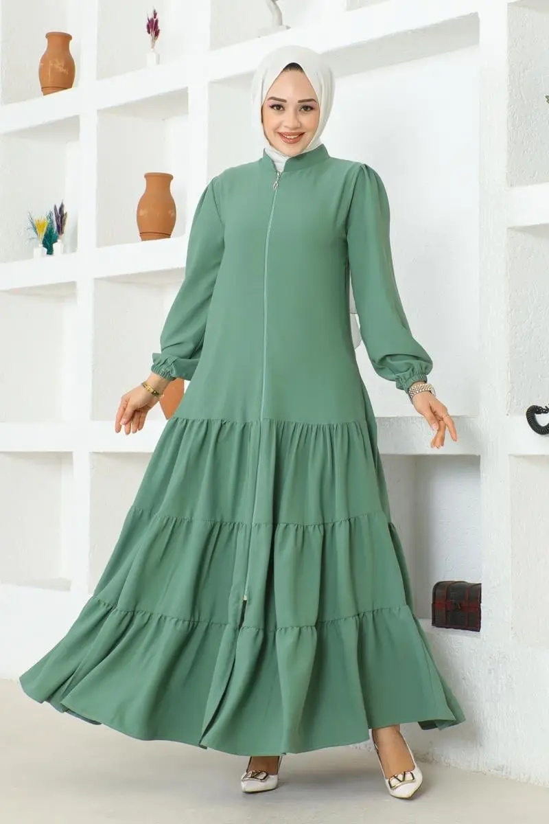 New Mint Color Abaya