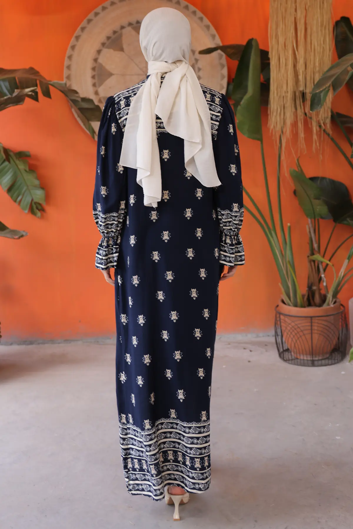 New Patterned Dress-detail