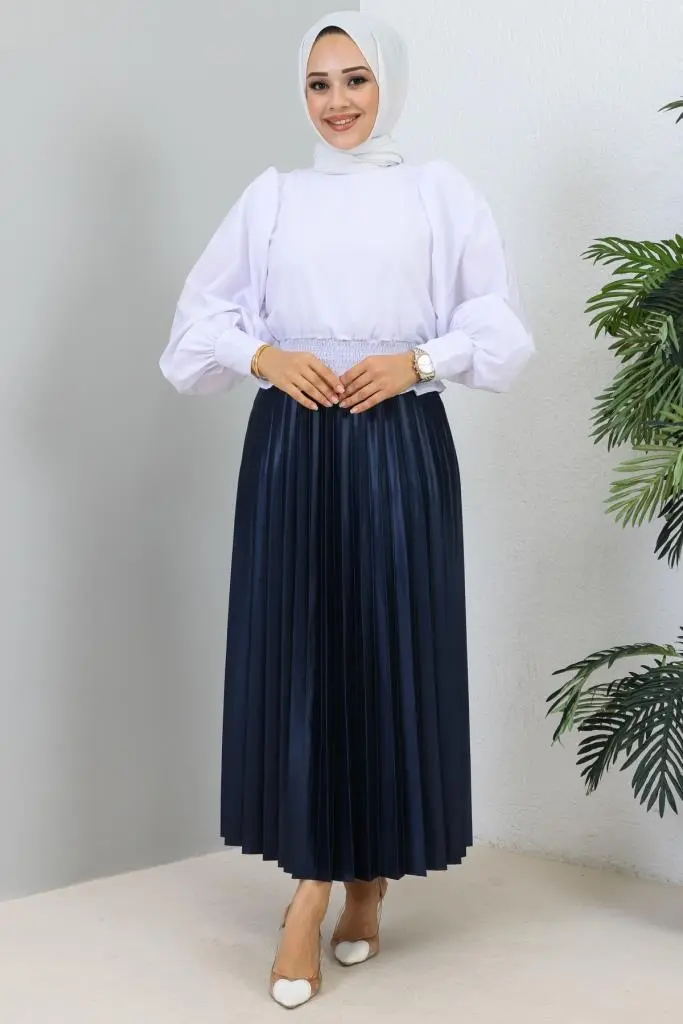 New Pleated Skirt-detail