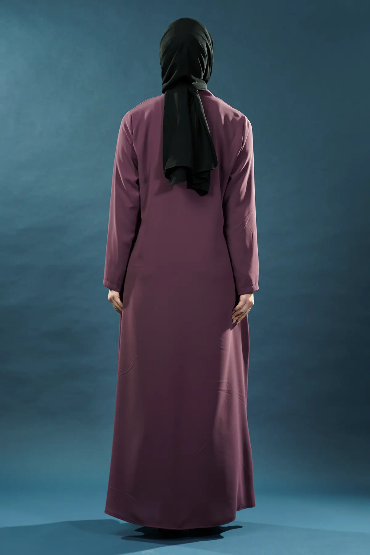 New Purple Abaya-detail